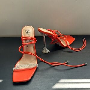Orange heels